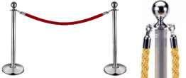 stanchion for social distance queue pole